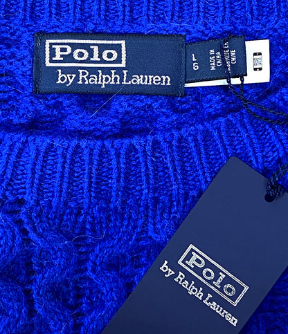 美品 POLO RALPH LAUREN ニット ボーダー アルパカ混 メンズ SIZE L ポロ・ラルフローレン