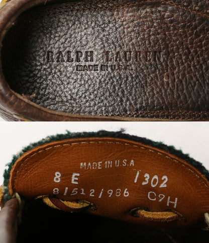 ラルフローレン モカシン USA製 ラグ メンズ SIZE 8E RALPH LAUREN