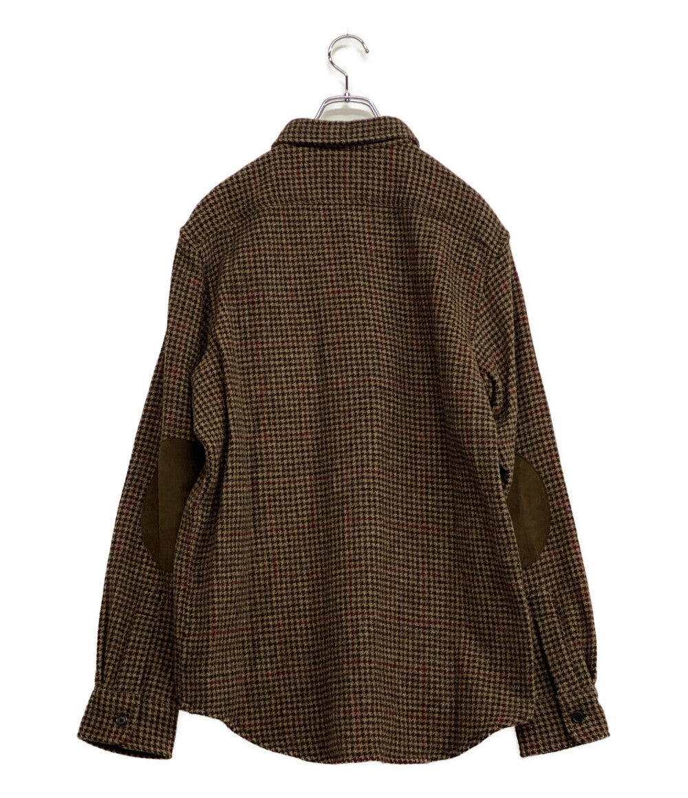 【POLO ポロ ラルフローレン】メンズ ウールシャツジャケット 美品 M ウールブレンド ユーティリティ シャツ ジャケット | ラルフ ローレン