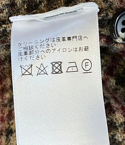 ラルフローレン 美品 長袖シャツ ウール エルボー ブラウン ワンポケ メンズ SIZE L RALPH LAUREN