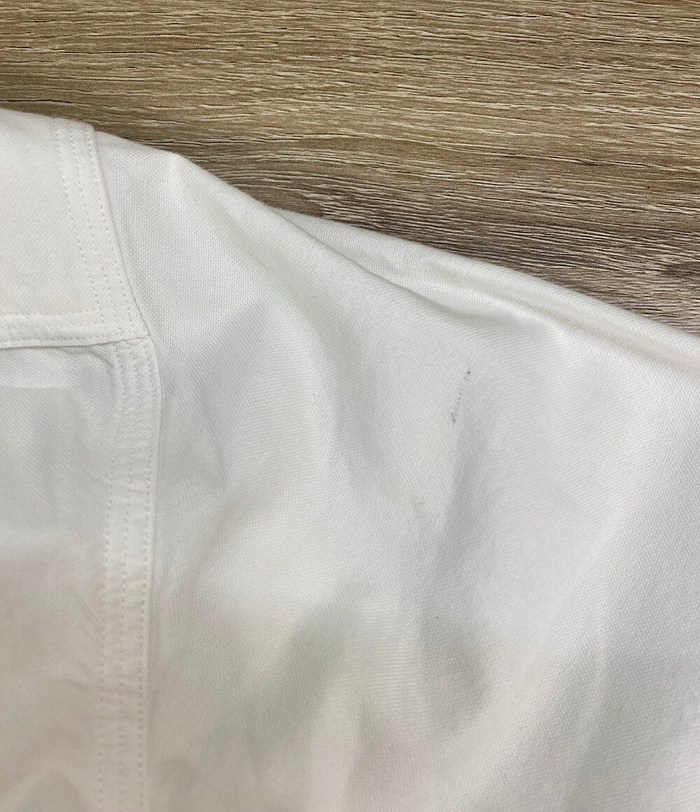 POLO RALPH LAUREN 長袖シャツ CLASSIC FIT ワーク ホワイト チンスト メンズ SIZE L ポロ・ラルフローレン