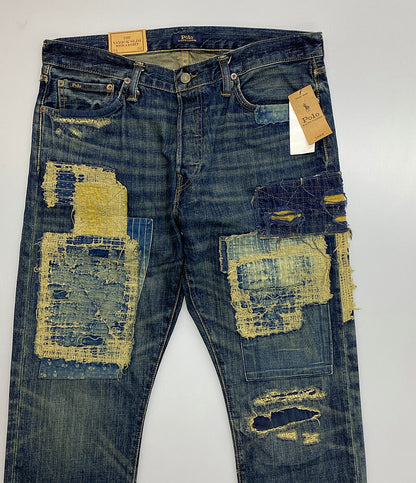 美品 POLO RALPH LAUREN デニムパンツ THE VARICK SLIM STRAIGHT メンズ SIZE W34 ポロ・ラルフローレン