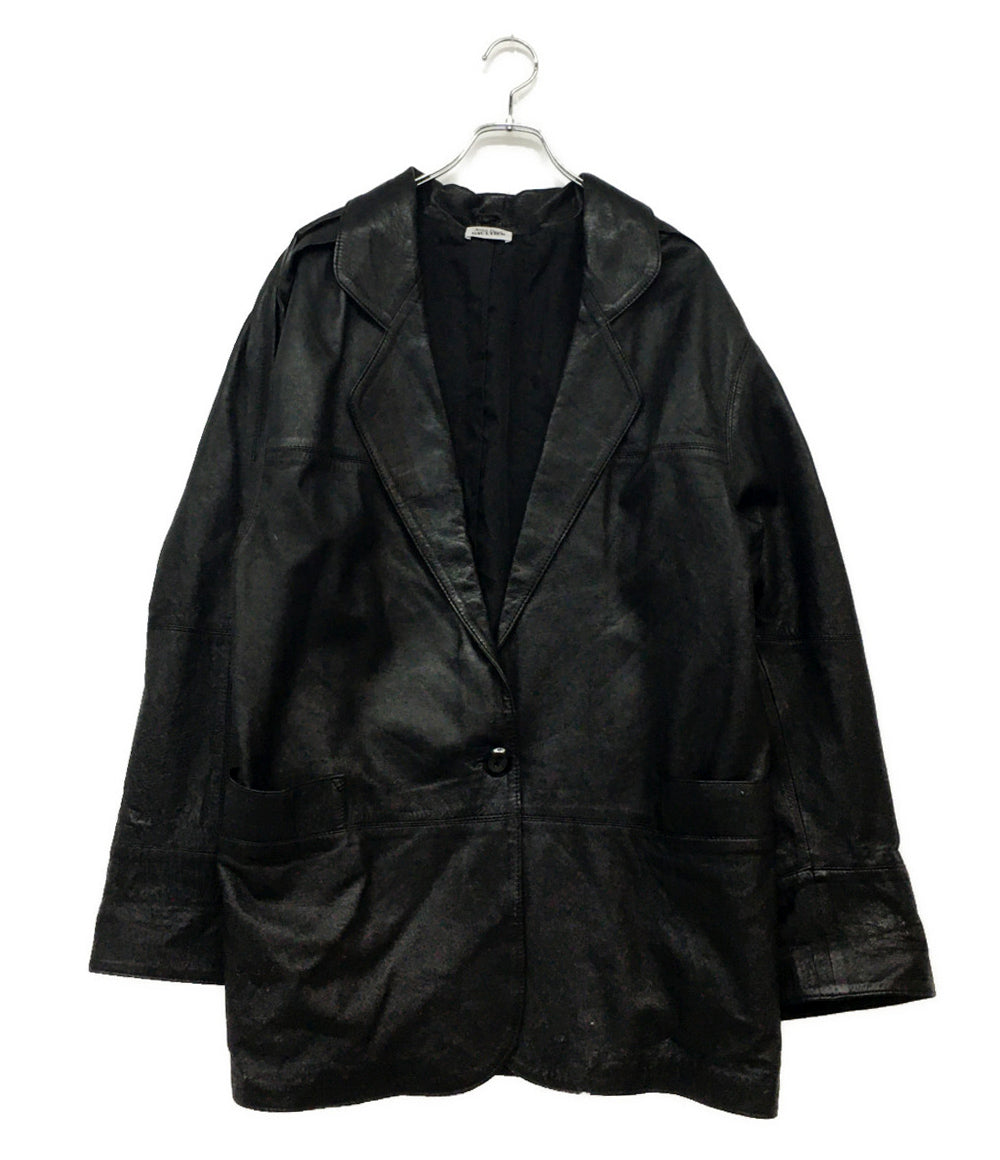 ジャンポール・ゴルチェ レザージャケット ダブルフェイス 豚革 レオパード メンズ SIZE 2 JEAN PAUL GAULTIER