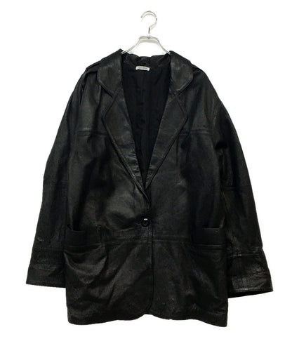 ジャンポール・ゴルチェ レザージャケット ダブルフェイス 豚革 レオパード メンズ SIZE 2 JEAN PAUL GAULTIER