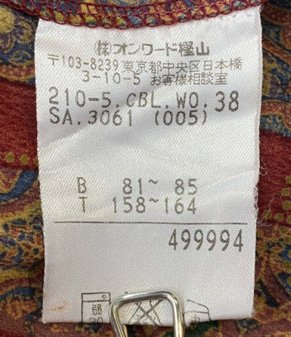 ジャンポール・ゴルチェ 長袖シャツ レトロ柄 レディース SIZE - jean paul gaultier