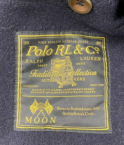 美品 POLO RALPH LAUREN ダッフルコート Wool Doublefaced Duffle Coat MOON メンズ SIZE L ポロ・ラルフローレン