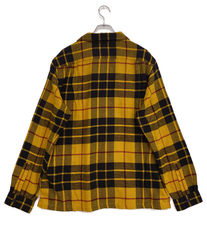 ポロバイラルフローレン 美品 長袖シャツ オープンカラー チェック ボックスシルエット メンズ SIZE L POLO by RALPH LAUREN