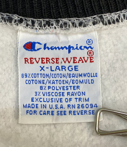 チャンピオン スウェット スクリプトロコ゚ 古着 vintage 刺繍タグ ● 90S メンズ SIZE XL Champion