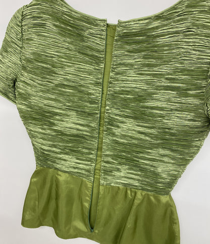 メアリー マクファデン カットソー プリーツ グリーン レディース SIZE 6 MaryMcFadden