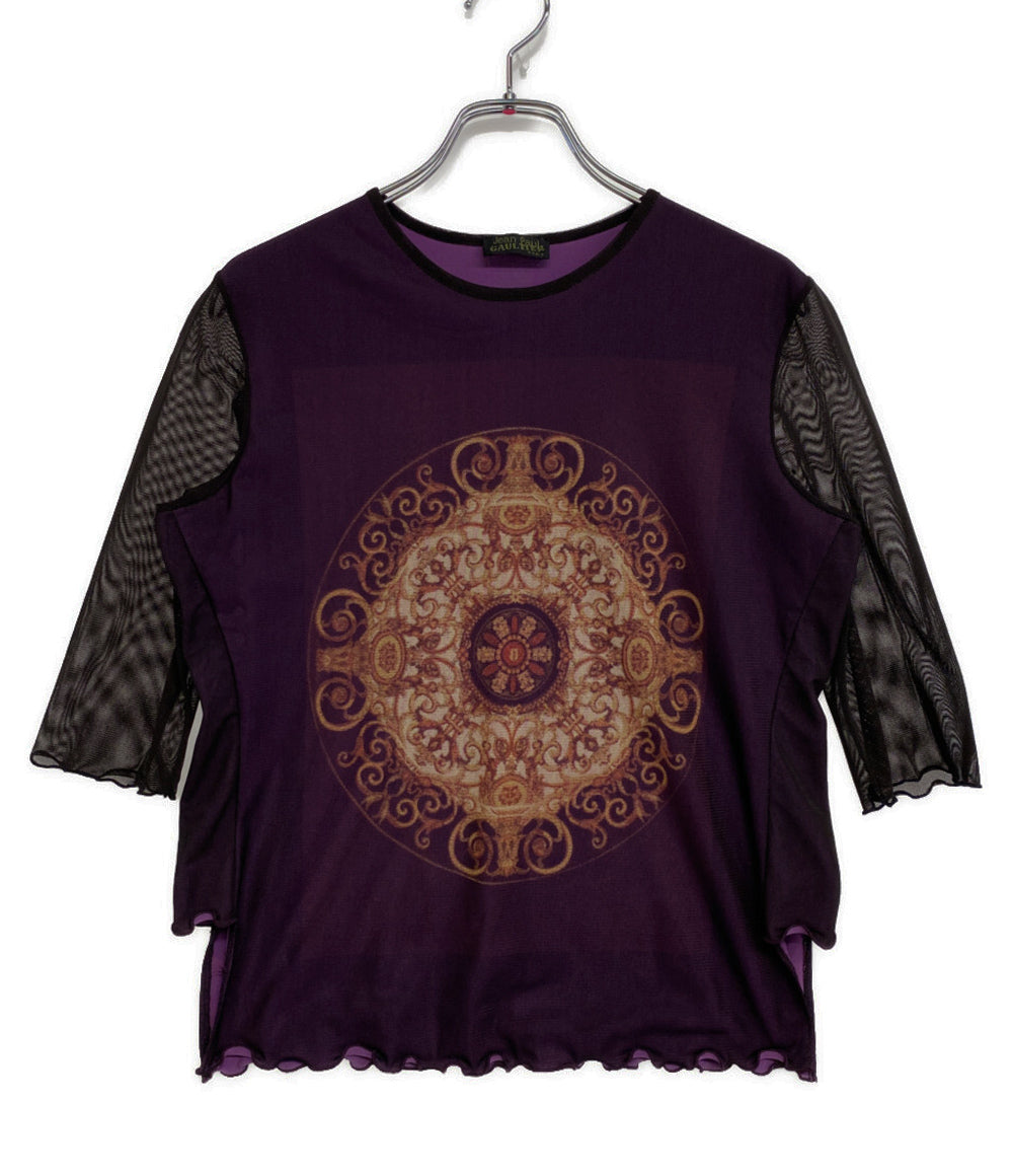 ジャンポール・ゴルチェ カットソー パワーネット レイヤー レディース SIZE - JEAN PAUL GAULTIER