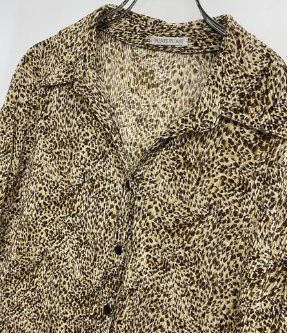 プリーツプリーズ プリーツ長袖シャツ 総柄 レディース SIZE 3 PLEATS PLEASE