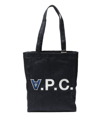 美品 アーペーセー トートバッグ デニム TOTE INDIGO COCSX-M61683 レディース A・P・C