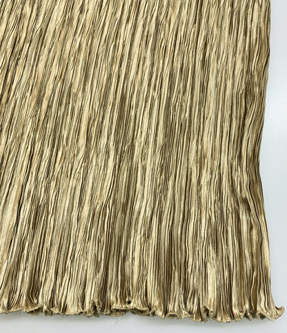 メアリー マクファデン プリーツスカート ゴールド レディース SIZE 10 MaryMcFadden