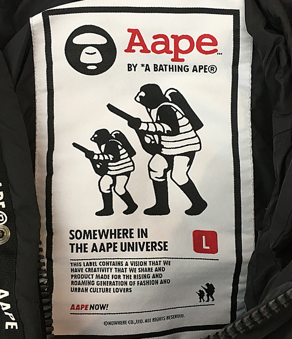 AAPE BY A BATHING APE エーエイプバイアベイシングエイプ ダウンジャケット AAPDNM7172XX9 メンズ SIZE L