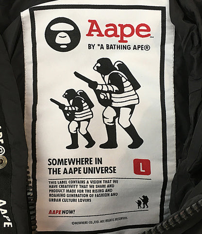 AAPE BY A BATHING APE エーエイプバイアベイシングエイプ ダウンジャケット AAPDNM7172XX9 メンズ SIZE L