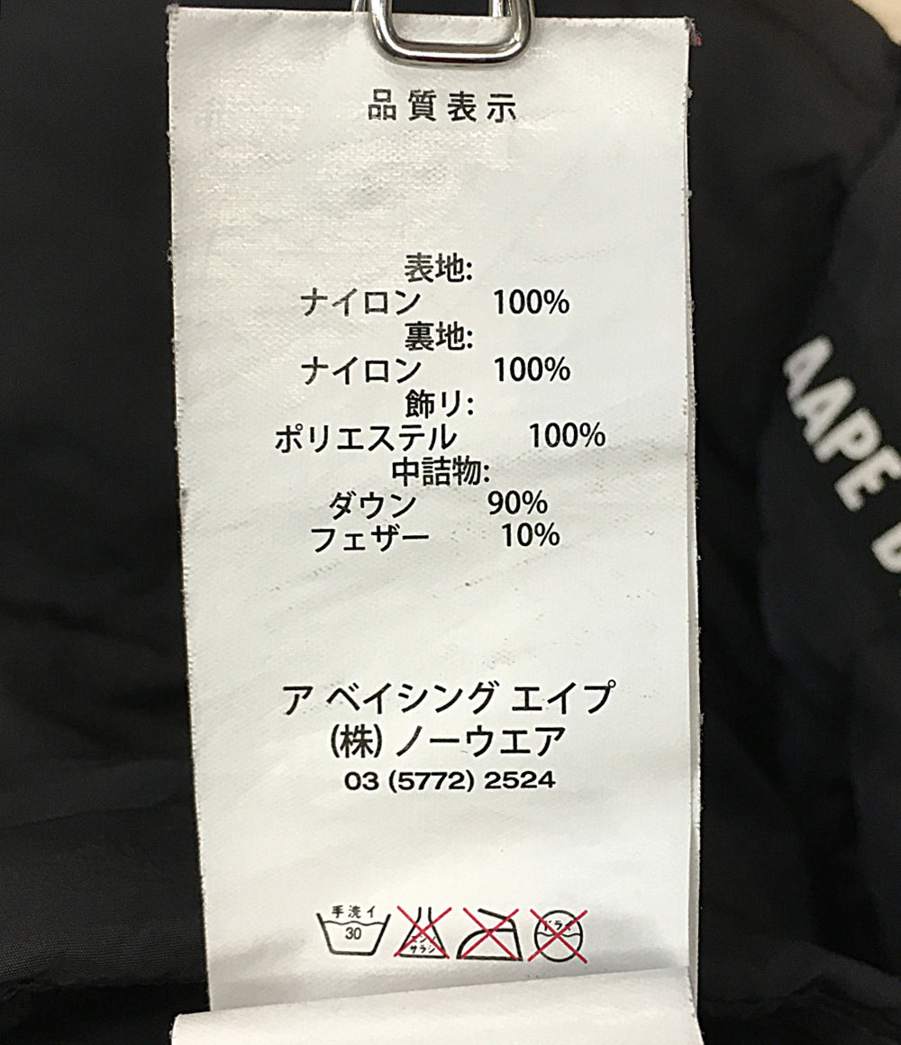 AAPE BY A BATHING APE エーエイプバイアベイシングエイプ ダウンジャケット AAPDNM7172XX9 メンズ SIZE L