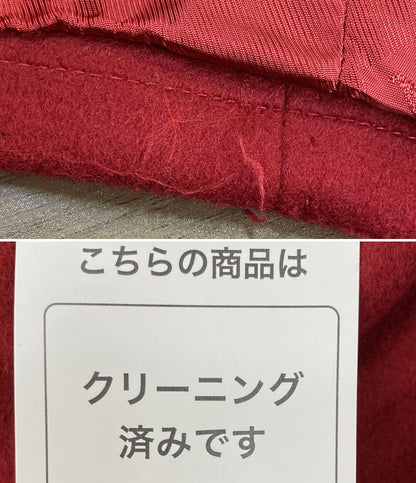 マックスマーラ レッド ウールコート レディース SIZE 42 MAX MARA