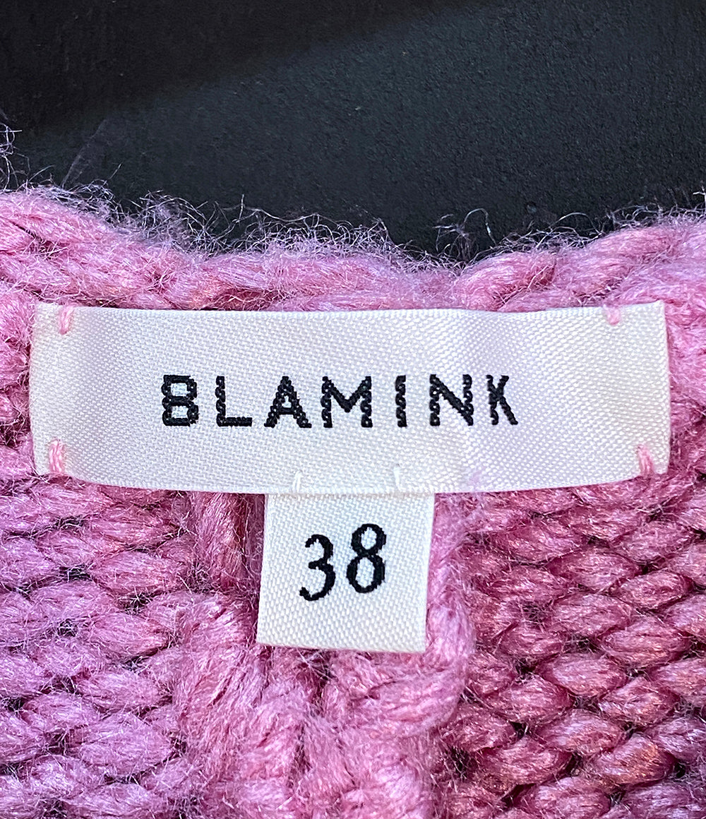 BLAMINK ブラミンク シルクニットベスト ピンク レディース SIZE 38