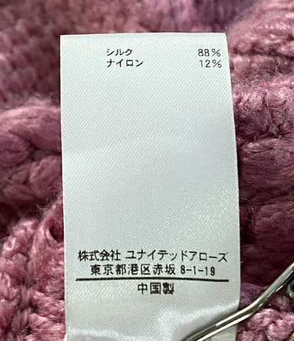 BLAMINK ブラミンク シルクニットベスト ピンク レディース SIZE 38