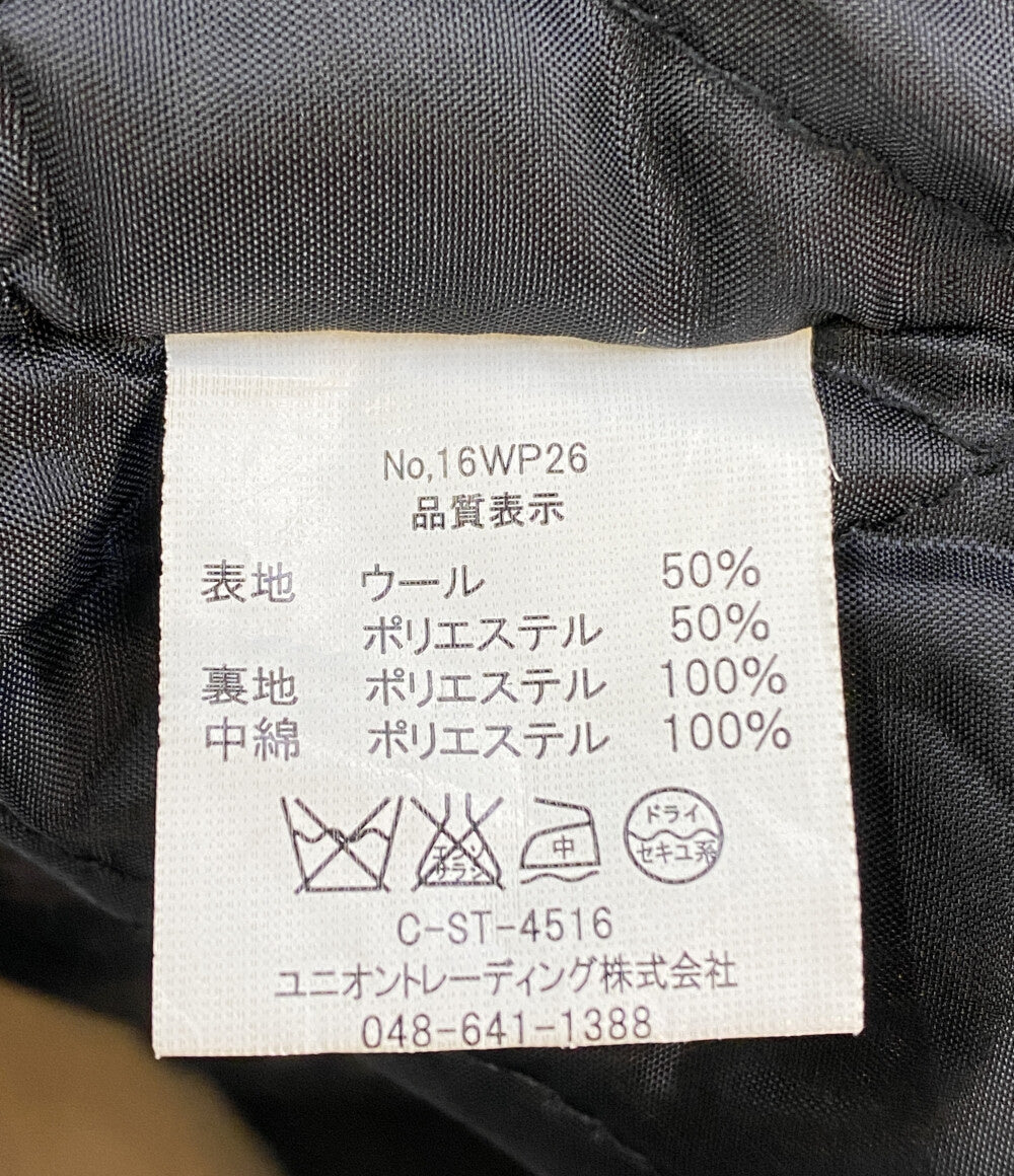 HOUSTON ピーコート ブラック 16WP26 38R 13 スターボタン メンズ SIZE 38 ヒューストン