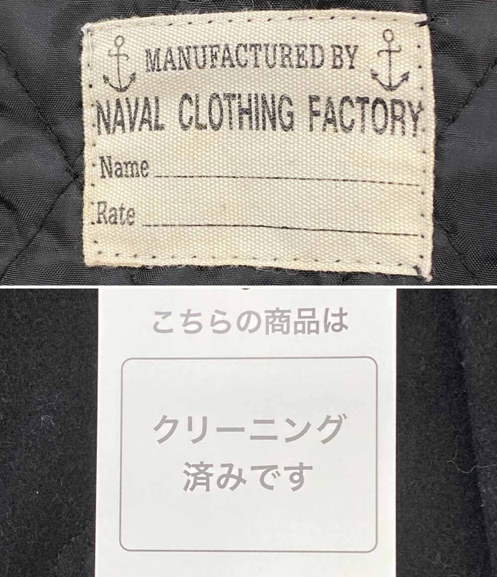 HOUSTON ピーコート ブラック 16WP26 38R 13 スターボタン メンズ SIZE 38 ヒューストン