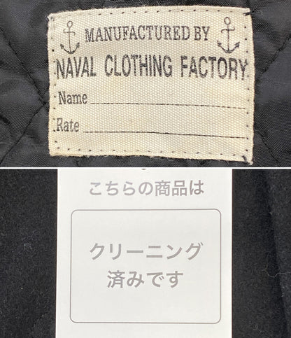 HOUSTON ピーコート ブラック 16WP26 38R 13 スターボタン メンズ SIZE 38 ヒューストン