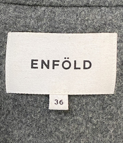 エンフォルド ダブルビーバースリットコート 300BA230 レディース SIZE 36 ENFOLD