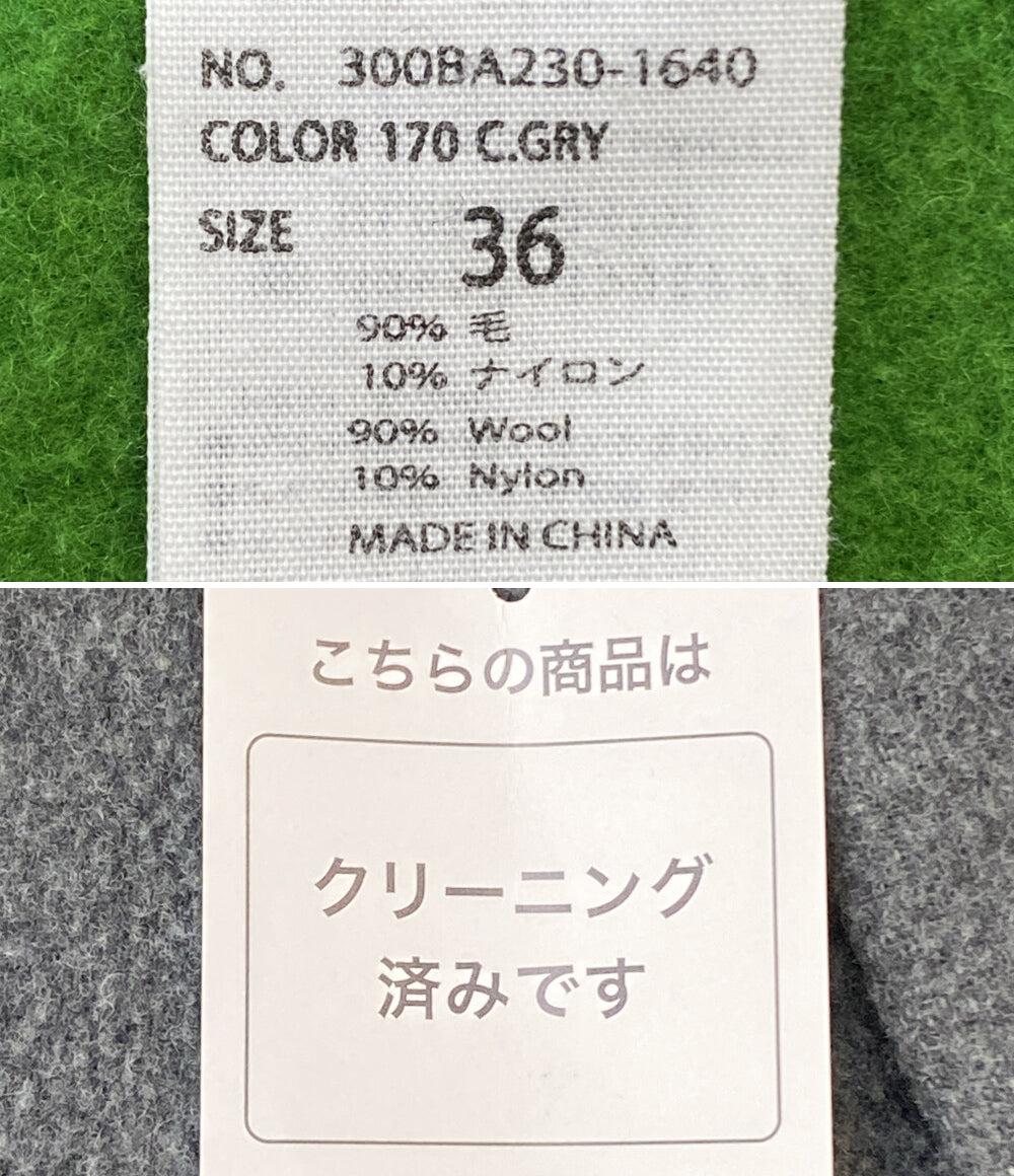 エンフォルド ダブルビーバースリットコート 300BA230 レディース SIZE 36 ENFOLD