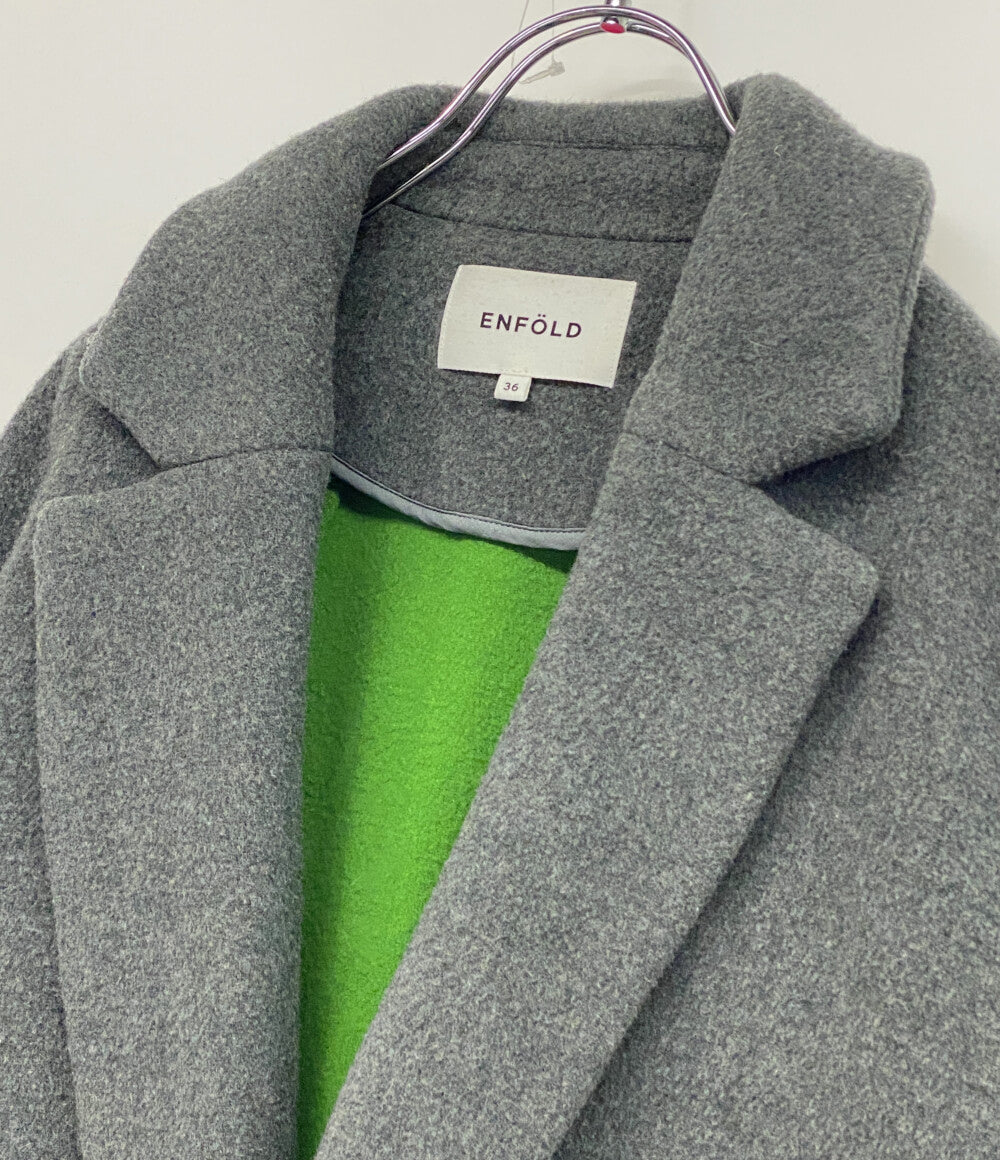 エンフォルド ダブルビーバースリットコート 300BA230 レディース SIZE 36 ENFOLD