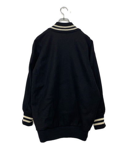 skookun スタジャン ブラック ハーフジップ アメリカ製 メンズ SIZE 38 スクーカム