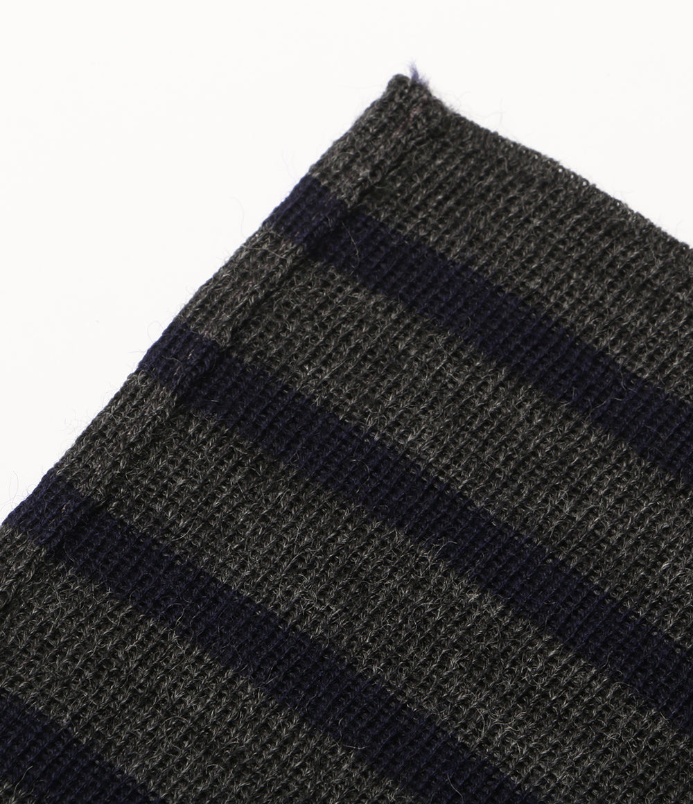 saint james マフラー ネイビー×グレー メンズ セントジェームス