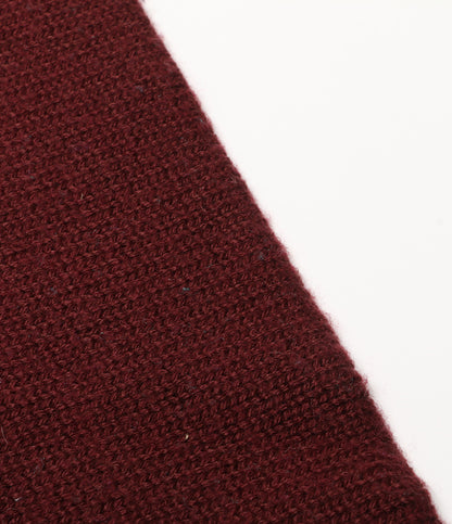 ドロールドムッシュ ストール バイカラー ロゴ メリノ混 メンズ Drole de Monsieur