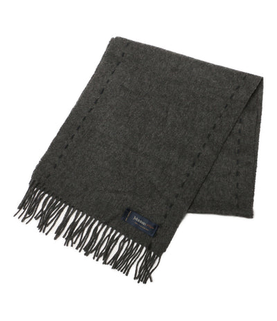 ジョンストンズ オブ エルガン マフラー カシミヤ メンズ johnstons of elgin