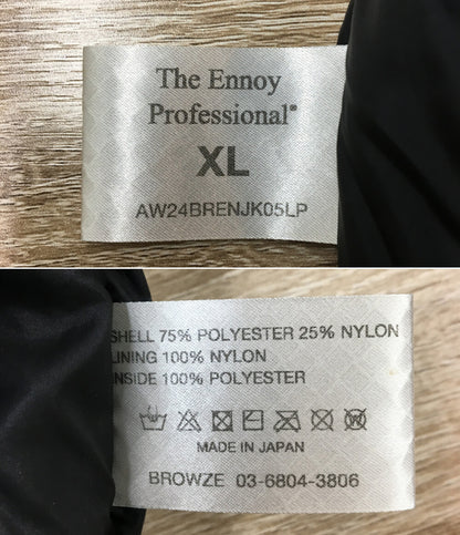 The Ennoy Professional エンノイ 中綿ジャケット ELECTRIC PUFFER JACKET BLK メンズ SIZE XL