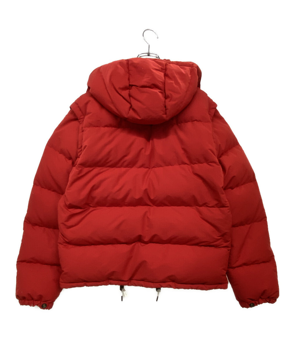 POLO RALPH LAUREN ダウンジャケット フーディ RED ３WAY メンズ SIZE M ポロ・ラルフローレン