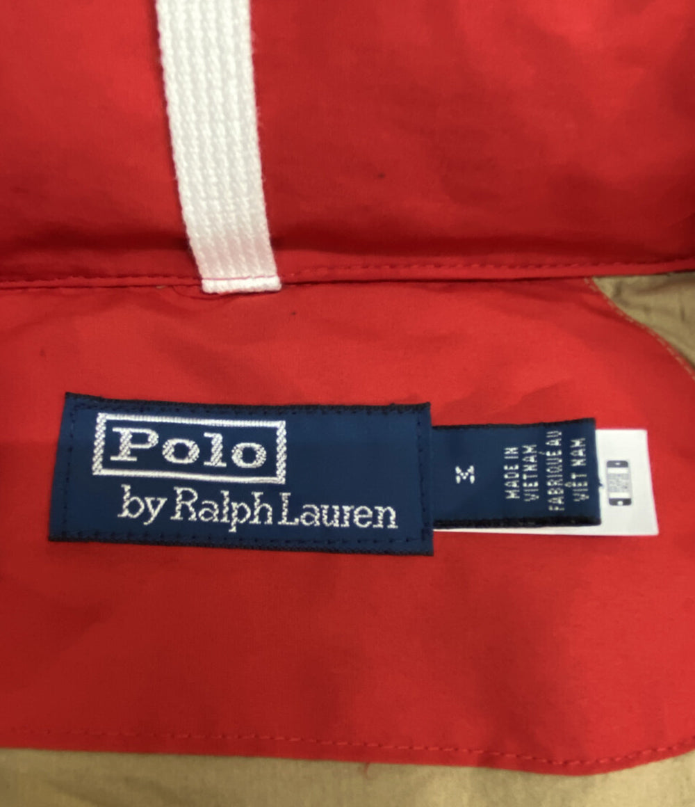 POLO RALPH LAUREN ダウンジャケット フーディ RED ３WAY メンズ SIZE M ポロ・ラルフローレン