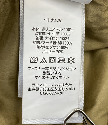 POLO RALPH LAUREN ダウンジャケット フーディ RED ３WAY メンズ SIZE M ポロ・ラルフローレン