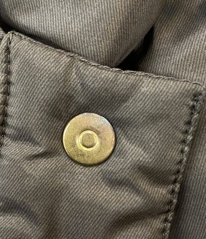 Aquascutum ダウンコート フーデッドスタンドカラーダウン カーキ 5009350034-47 レディース SIZE 8 アクアスキュータム