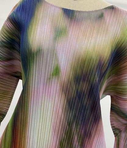 PLEATS PLEASE TURNIP & SPINACH 長袖ワンピース 24SS レディース SIZE 4 プリーツプリーズ