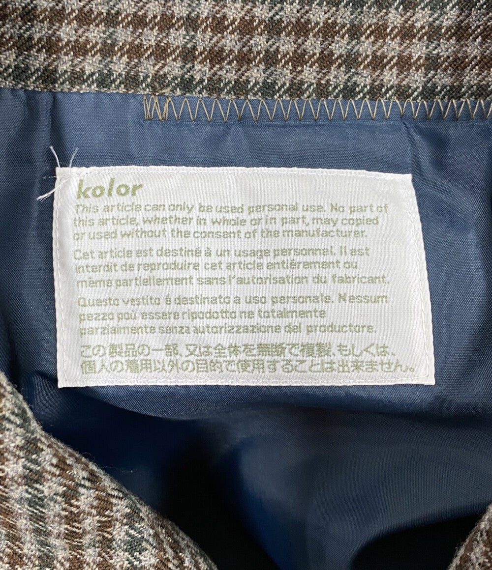 美品 kolor チェック ジップブルゾン メンズ SIZE 2 カラー