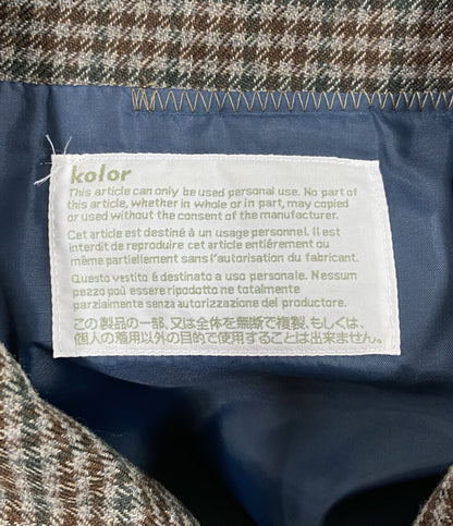 美品 kolor チェック ジップブルゾン メンズ SIZE 2 カラー