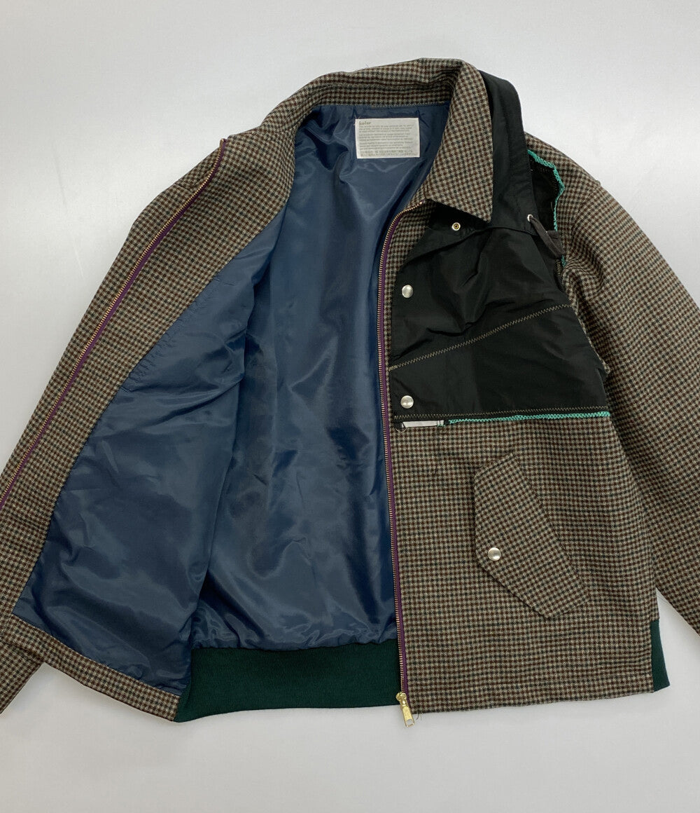 美品 kolor チェック ジップブルゾン メンズ SIZE 2 カラー