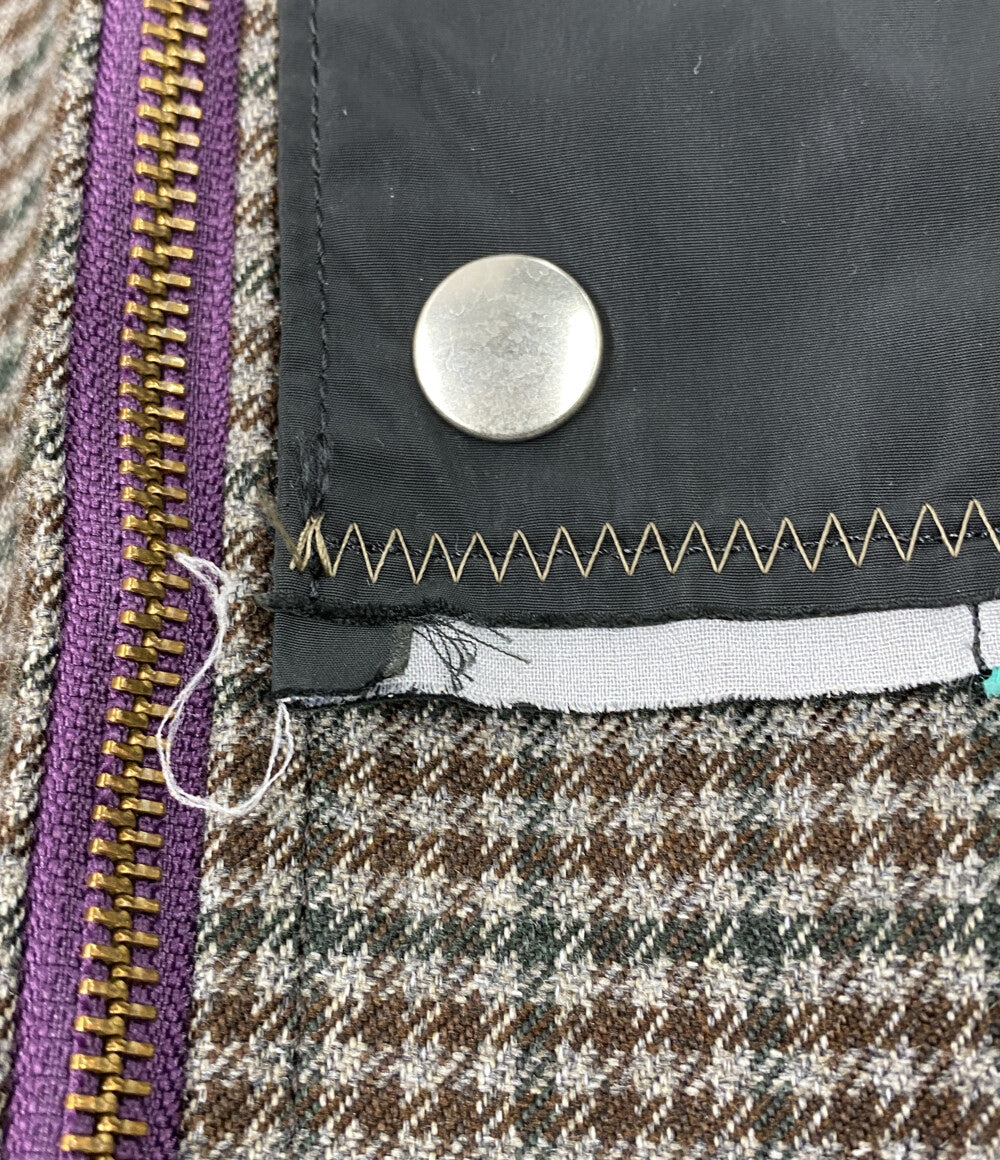 美品 kolor チェック ジップブルゾン メンズ SIZE 2 カラー