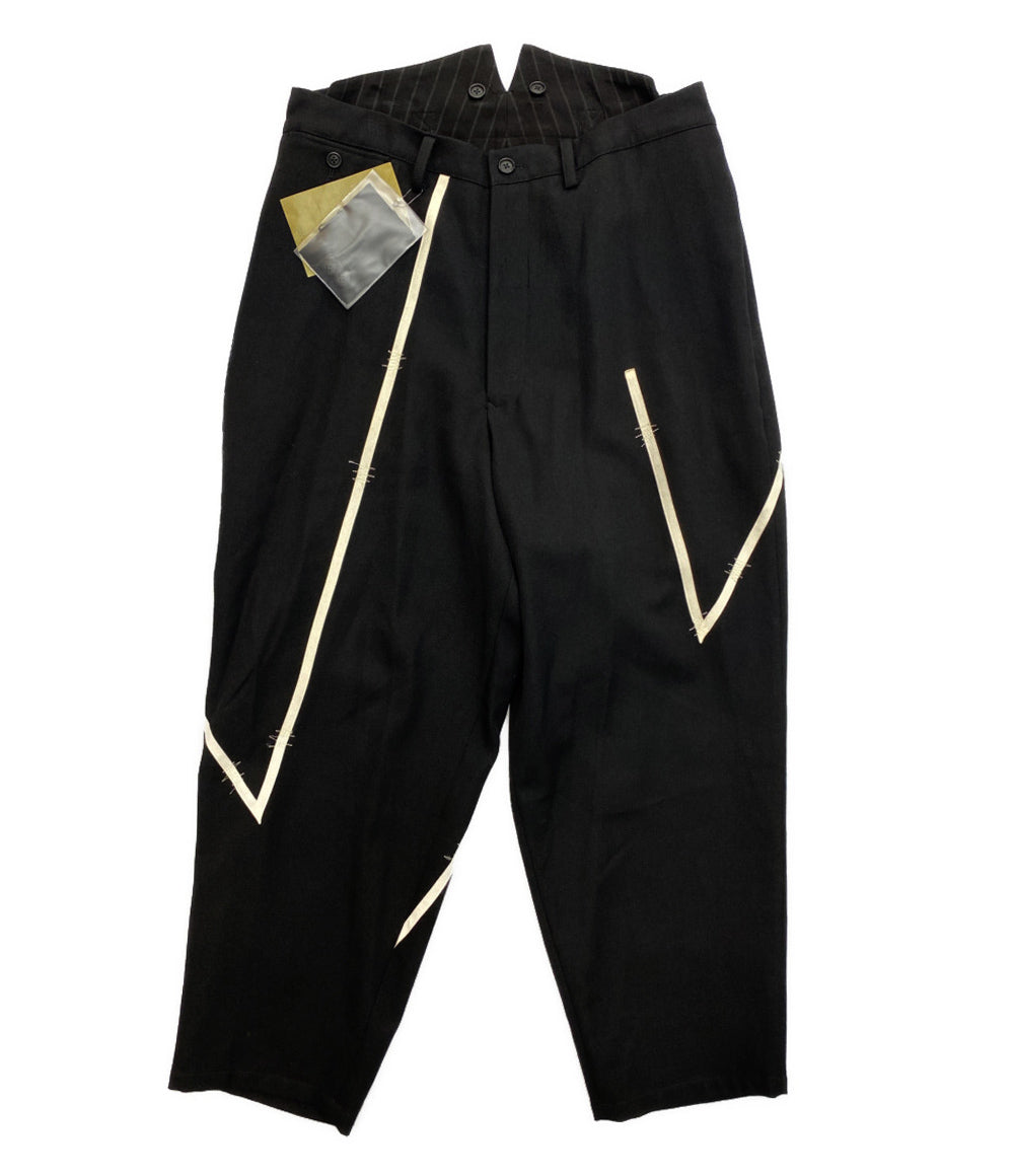 Yohji Yamamoto POUR HOMME パンツ ARMY GABARDINE O-TAPING PANTS 23aw メンズ SIZE 2 ヨウジヤマモトプールオム