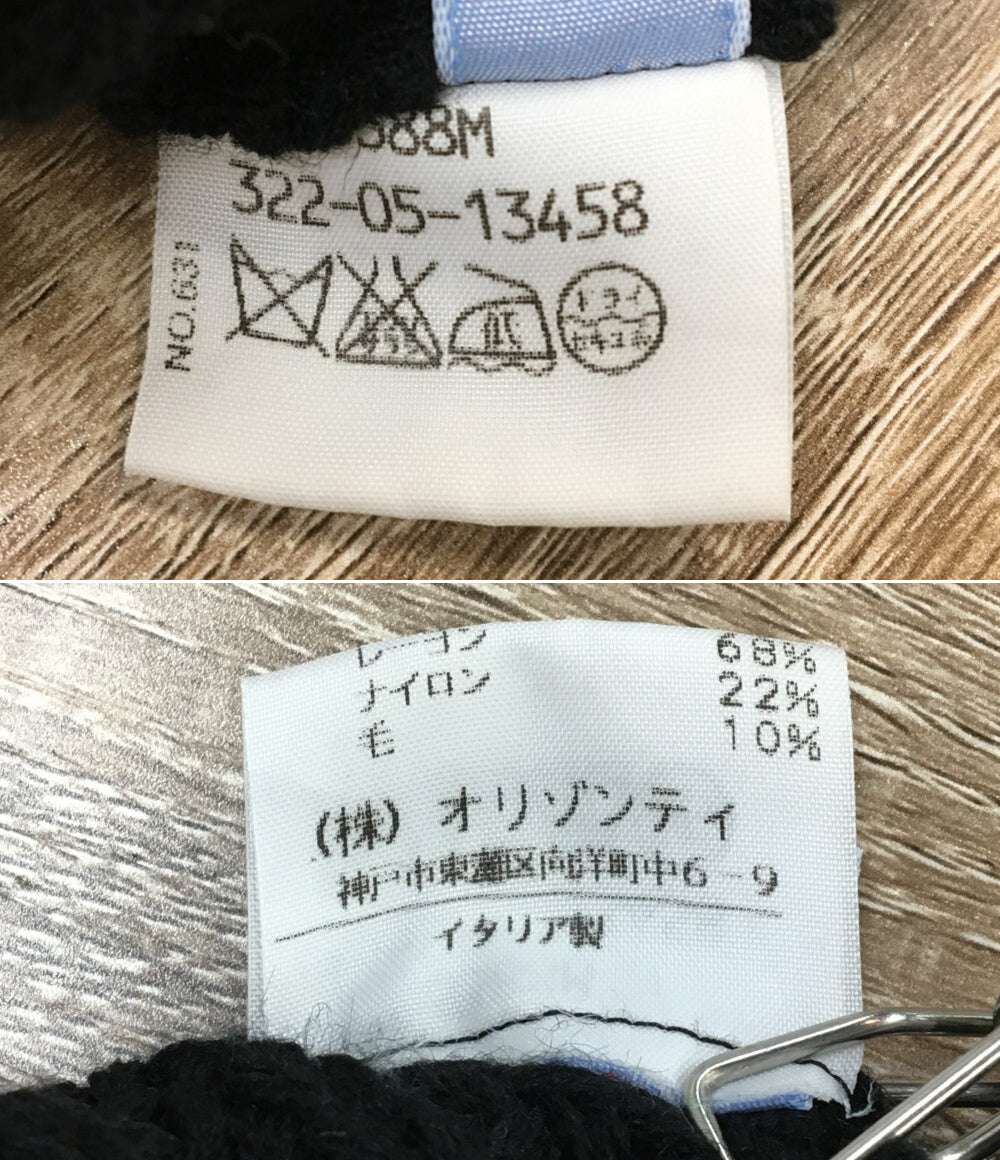 ウォルト 長袖ニット ブラック ローズ 二重 メンズ SIZE S W.&L.T.