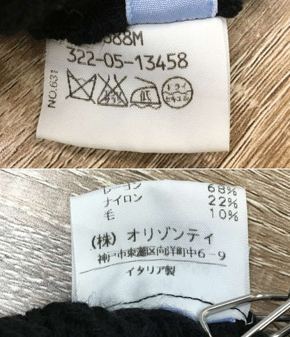 ウォルト 長袖ニット ブラック ローズ 二重 メンズ SIZE S W.&L.T.