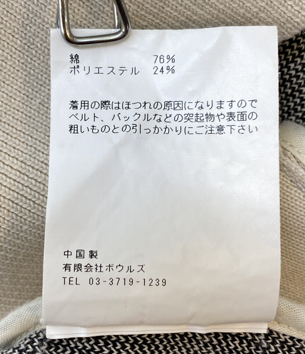 美品 HYKE ニット 22SS PLAID JACQUARD SLEEVELESS SWEATER 221-11277 レディース SIZE 1 ハイク