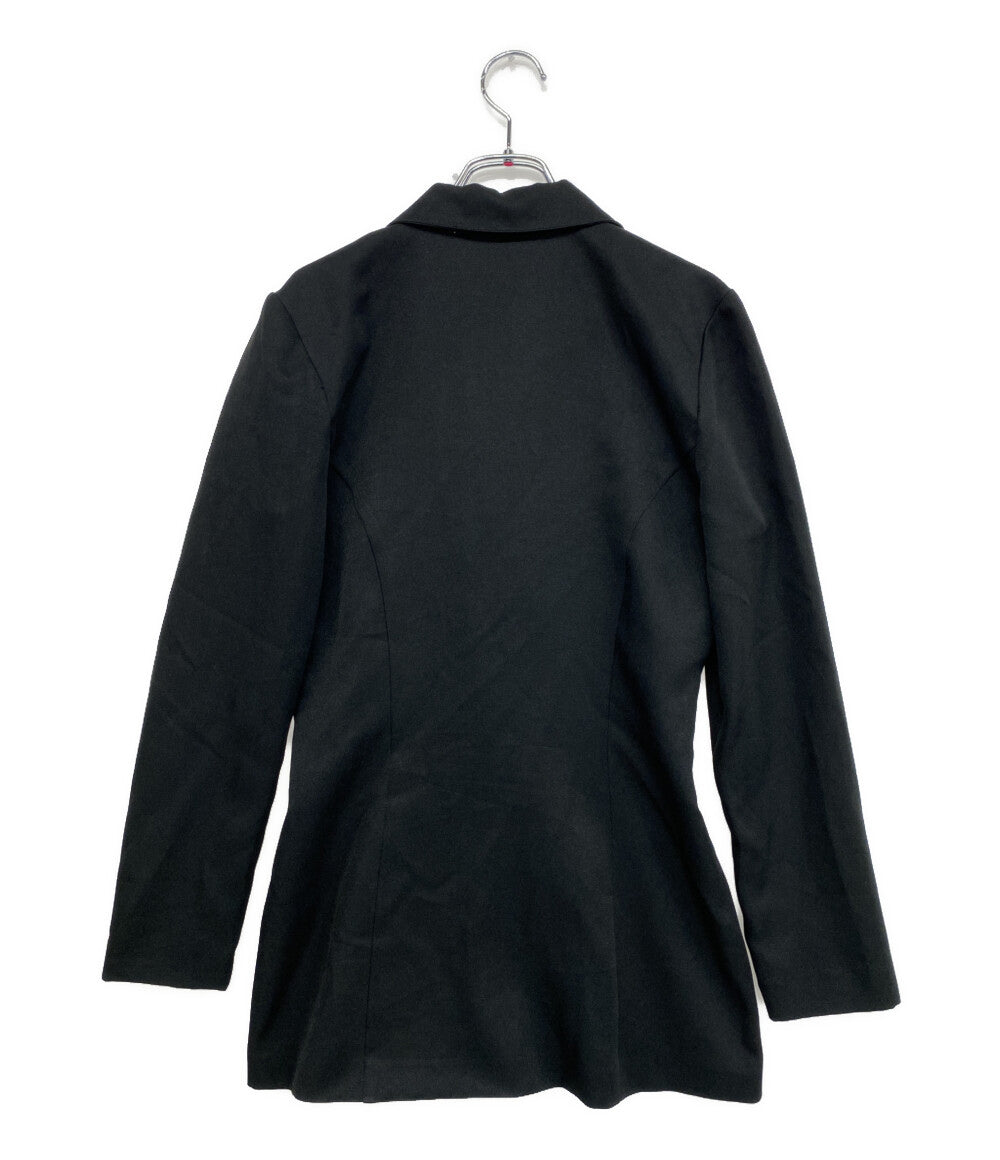 ジルサンダー ブラック ダブルレーヨンジャケット レディース SIZE - Jil sander