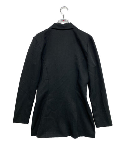 ジルサンダー ブラック ダブルレーヨンジャケット レディース SIZE - Jil sander