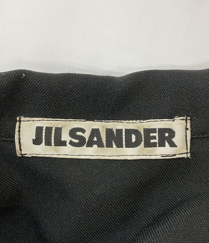 ジルサンダー ブラック ダブルレーヨンジャケット レディース SIZE - Jil sander